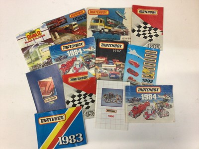 Lot 1829 - Matchbox Super Kings K-44 Bridge layer, K-6, K-19, K-67 plus other boxed models including 1-75 series and some catalogues (Qty)