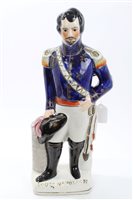 Lot 25 - Victorian Staffordshire figure of Emperor...