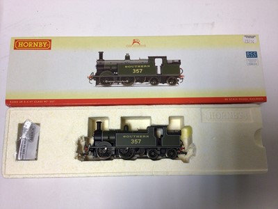 Lot 35 - Hornby OO gauge locomotive SR 4-4-0 Class T9 729 R2711, SR 0-4-4, Class M7 locomotive '357', LNER Class D16 '8825' R3233 all boxed