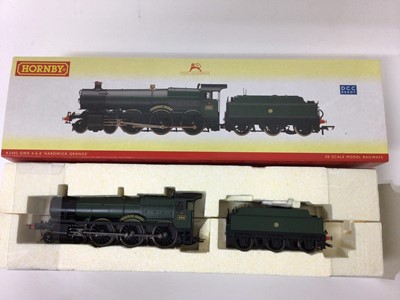 Lot 36 - Hornby OO gauge locomotive LNER Class Q6 locomotive '3418' R3424. BR 4-6-2 rebuilt West Country Class '34045 Ottery St Mary'  R2585, GWR 4-6-0 6800 Grange Class 'Hardwick Grange' R2402 all boxed (3...