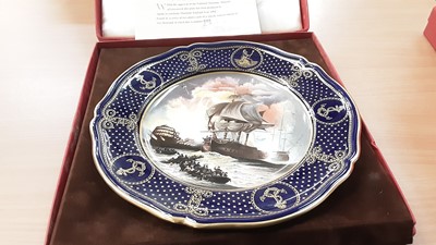 Lot 562 - Collection of seven Spode Maritime England plates in original boxes.