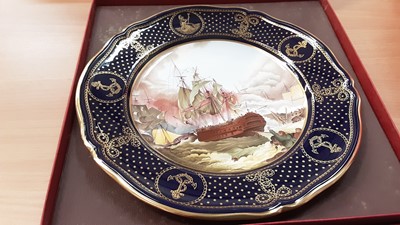 Lot 562 - Collection of seven Spode Maritime England plates in original boxes.