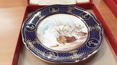 Lot 562 - Collection of seven Spode Maritime England plates in original boxes.