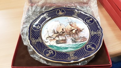 Lot 562 - Collection of seven Spode Maritime England plates in original boxes.