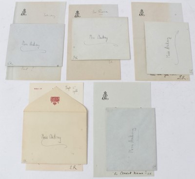 Lot 74 - H.M.Queen Victoria , handwritten letter