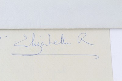 Lot 41 - H.M.Queen Elizabeth The Queen Mother, five handwritten letters