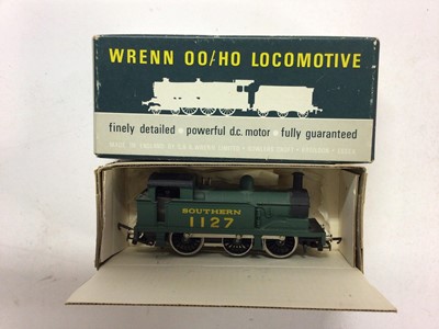 Lot 103 - Wenn 00 gauge 0-6-0 Class R1 Tank 31337, BR black, W2205, 0-6-0 Class R1 Tank, Southern green, W2207 and LMS maroon 1st Class carriage, W6011, all boxed (3)