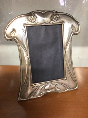 Lot 1105 - Art Nouveau style silver photograph frame