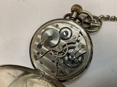 Lot 1110 - Silver pocket watch