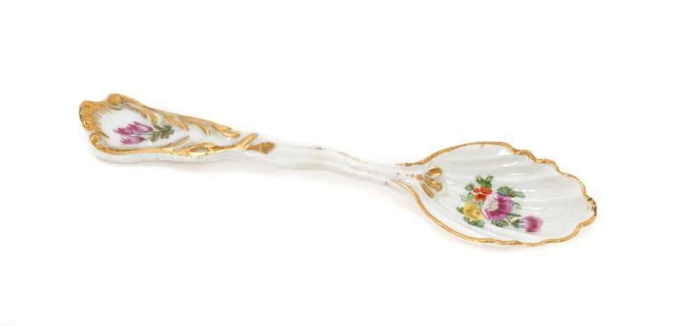 Lot 56 - A rare Bristol spoon, from the Ludlow of Campden Service, circa 1775