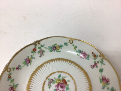 Lot 272 - A Bristol part spirally fluted coffee cup and saucer, circa 1775