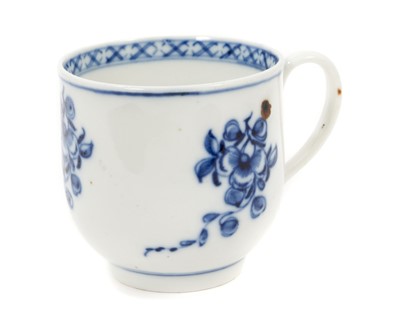 Lot 274 - A Bristol coffee cup, painted in underglaze blue, circa 1772-75