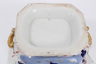 Lot 300 - An Ironstone rectangular two handled bowl