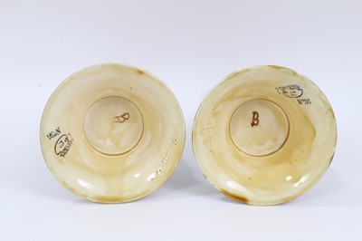 Lot 306 - A pair of Minton Secessionist vases