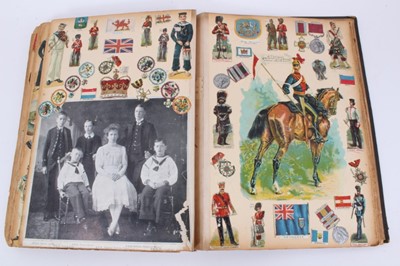 Lot 1035 - A Curzon family scrap book