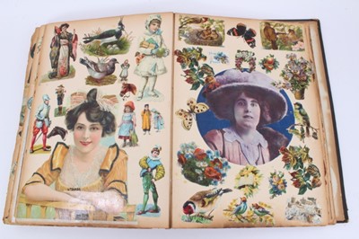 Lot 1035 - A Curzon family scrap book