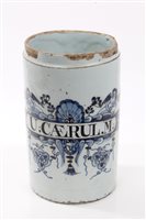 Lot 54 - Early 18th century English London Delft blue...
