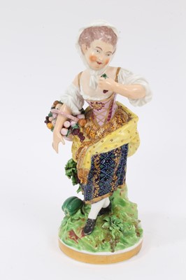 Lot 311 - A Bloor Derby figure of a young woman, circa 1820