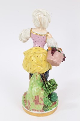 Lot 311 - A Bloor Derby figure of a young woman, circa 1820