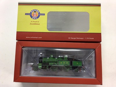Lot 105 - Airfix 00 gauge locomotives 0-4-0 LMS Class 2P locomotive and tender 635 plus 20 ton Brake Van 54363-5, together with two Oxford Rail Class 415 Adams Radial 4-4-2T Southern 488, OR76AR003, and East...