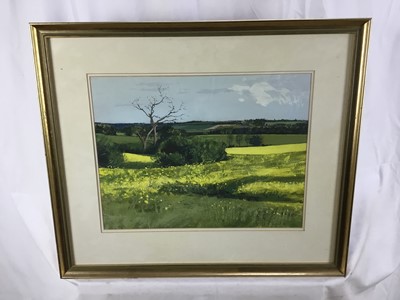 Lot 273 - Five Kit Leese paintings of East Anglian scenes together with a Jane Joseph Herrings watercolour and one other