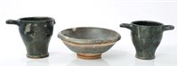 Lot 66 - Two Ancient Roman pottery two-handled wine...