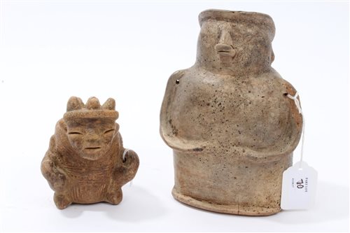 Lot 70 - Ancient pre-Columbian Quimbaya-type pottery...