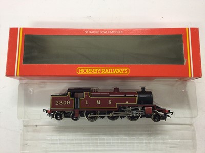 Lot 81 - Hornby OO gauge locomotives LMS lined maroon 2-6-4T Class 4P Tank locomotive 2309, R505, BR lined black 2-6-4T Tank locomotive , 42363, R239, SR green 0-4-4T Class M7 Tank locomotive 249, R103 and...