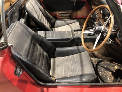 Lot 3 - 1967 Lotus Elan Drophead Coupe, 1588cc petrol, chassis number 45/6836, finished in red, reg. no. UUR 961E