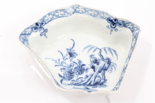Lot 83 - 18th century Worcester blue and white...