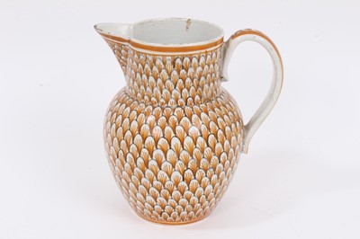 Lot 286 - English pearlware glazed jug