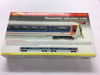 Lot 130 - Hornby OO gauge Networker Suburban train pack including driving motor standard and driving trailer standard, R2001, boxed