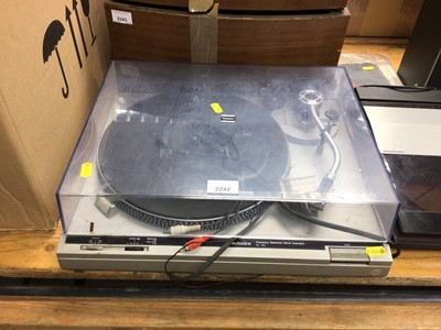 Lot 2242 - Technics SL-B2 turntable