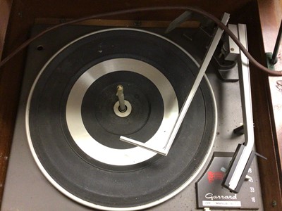 Lot 2243 - Vintage Garrard PYE record player in wooden case