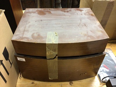 Lot 2243 - Vintage Garrard PYE record player in wooden case
