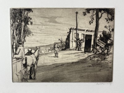 Lot 1347 - Lieutenant Cyril Henry Barraud (1877-1965) good collection of etchings, mostly First World War period