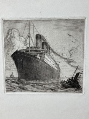 Lot 1347 - Lieutenant Cyril Henry Barraud (1877-1965) good collection of etchings, mostly First World War period