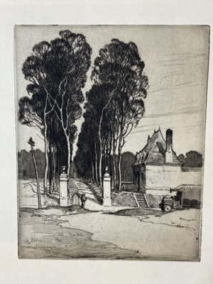 Lot 1347 - Lieutenant Cyril Henry Barraud (1877-1965) good collection of etchings, mostly First World War period