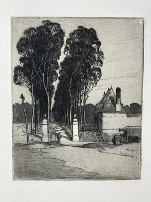 Lot 1347 - Lieutenant Cyril Henry Barraud (1877-1965) good collection of etchings, mostly First World War period