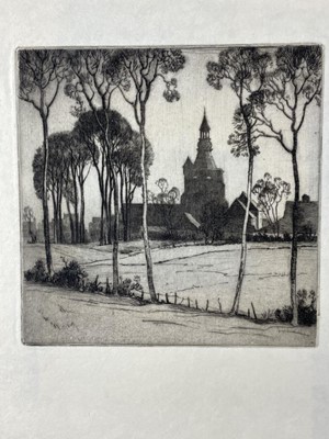 Lot 1347 - Lieutenant Cyril Henry Barraud (1877-1965) good collection of etchings, mostly First World War period