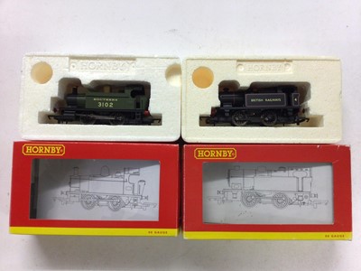 Lot 54 - Hornby OO gauge locomotives SR 0-4-0 Hornby Collectors Club 2013, R3213, Industrial locomotive No4 Membership Edition 2001, R2245, GWR 0-6-0PT Class 2721, R760 and LSWR Terrir Class A1X Hornby Coll...
