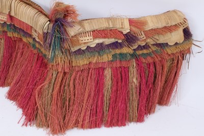 Lot 1057 - Papua New Guinea grass skirt, bought in Papua New Guinea in the 1970s