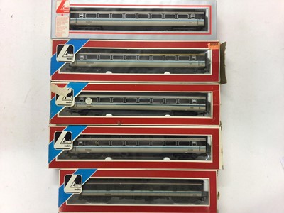 Lot 147 - Lima OO gauge carriages including Intercity Pullman 30 5376, Intercity 30 5385, Buffet car 20 5183, ScotRail (x5), Network SouthEast (x4), Trans Pennine (x5) and two others, all boxed (20)