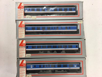 Lot 147 - Lima OO gauge carriages including Intercity Pullman 30 5376, Intercity 30 5385, Buffet car 20 5183, ScotRail (x5), Network SouthEast (x4), Trans Pennine (x5) and two others, all boxed (20)