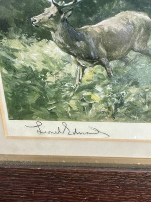 Lot 184 - Lionel Edwards (1874-1954) three signed prints - The North Norfolk Harriers, The Berkeley and The Devon and Somerset Staghounds, each signed in pencil, in glazed frames (3)