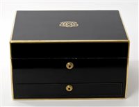 Lot 656 - Fine early Victorian ebony and brass bound...