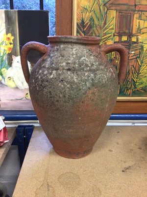 Lot 89 - Terracotta urn - manner of Gertrude Jekyll