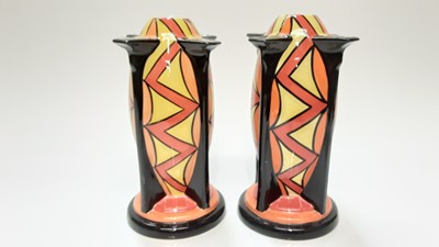 Lot 1180 - Two Lorna Bailey limited edition Arabesque vases, no 120 and 164 of 250