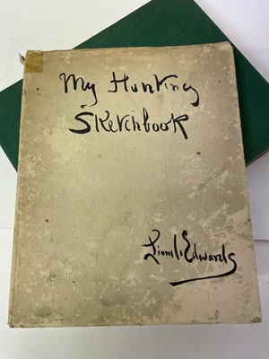 Lot 1100 - Lionel Edwards sporting books to include; My Hunting Sketchbook Vol I and II, A Sportsman's Bag, Seen from the Saddle and Sport in War (5)
