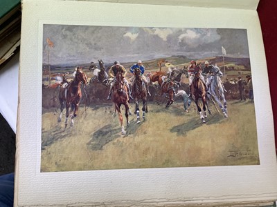 Lot 1100 - Lionel Edwards sporting books to include; My Hunting Sketchbook Vol I and II, A Sportsman's Bag, Seen from the Saddle and Sport in War (5)
